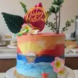 A cake made at Soni's Bakery in Orlando, FL