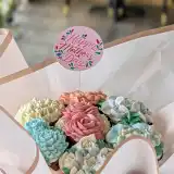 A seasonal creation made at Soni's Bakery in Orlando, FL